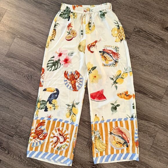 Bailey 44 Lobster Crawfish Wide Leg Pant - Picture 1 of 7